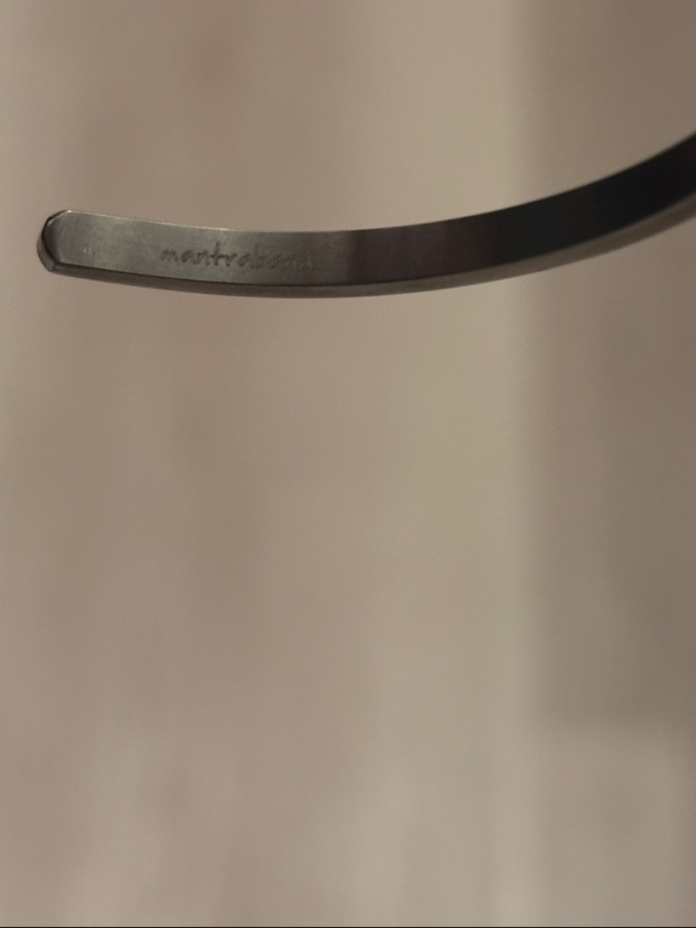 Mantra Bands Silver Tone Inspirational Cuff Bracelet Set - Picture 8 of 11